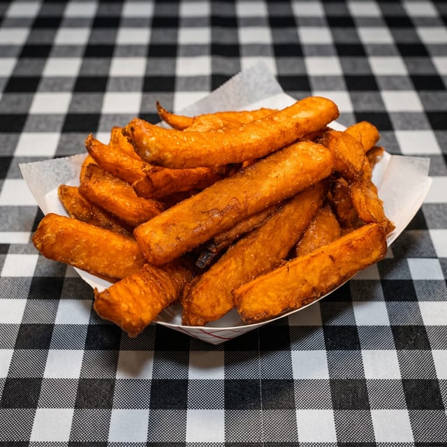 Basket of Sweet Potato Fries.