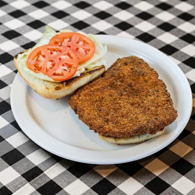 Chicken Cutlet Sandwich.