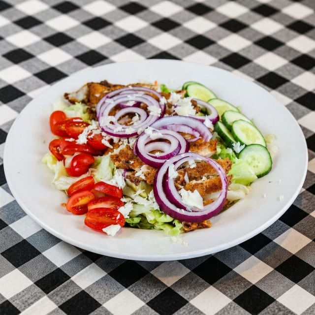 Chicken Cutlet Salad.